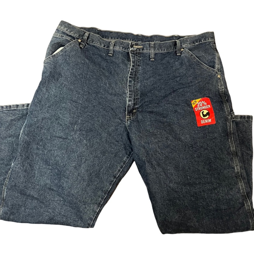 WRANGLER® MEN'S FIVE STAR PREMIUM CARPENTER JEAN IN DARK VINTAGE 44 X 30 NWTS